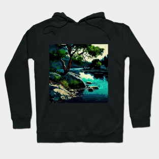 Deep River Scenery Hoodie